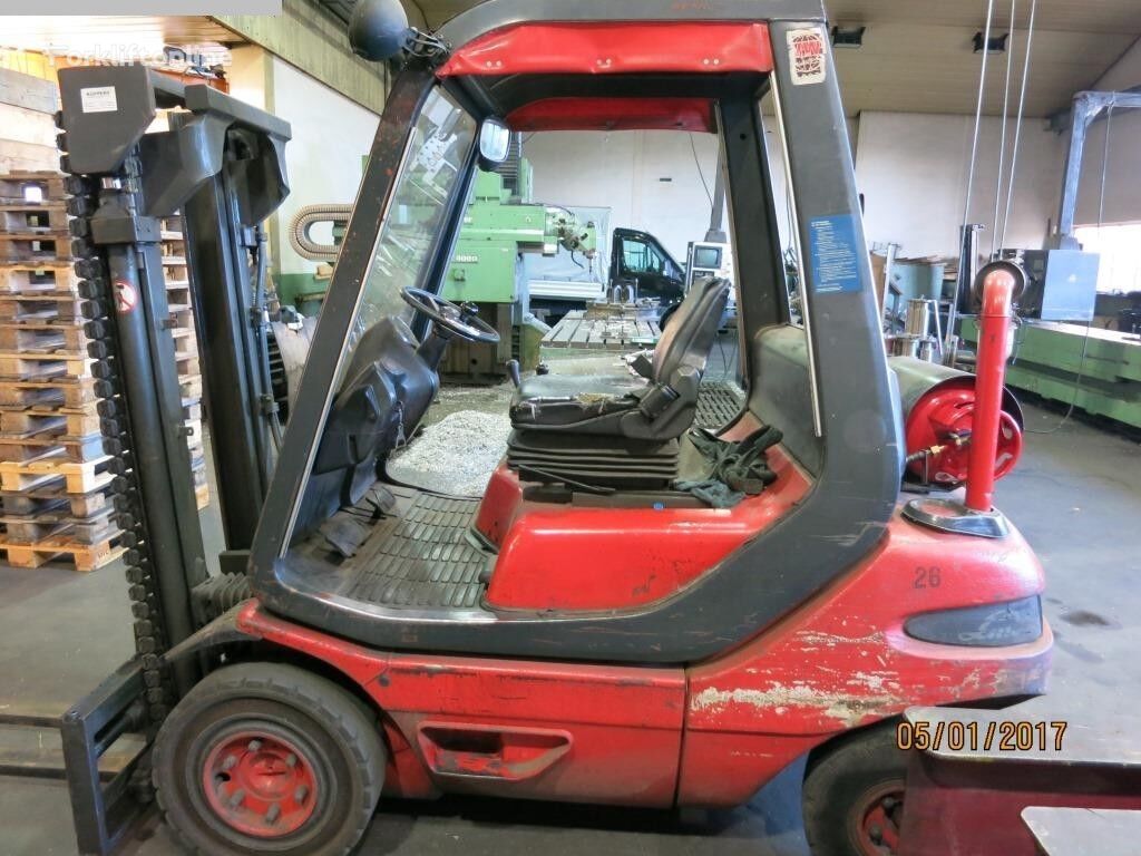 Linde H25T gas forklift